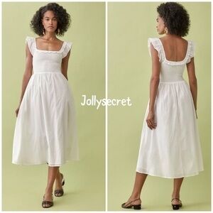 Reformation | Dresses | Reformation Bekki Linen Dress In White Brand New  Never Worn | Poshmark